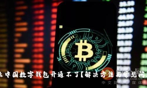 为什么中国数字钱包开通不了？解决方法与常见问题解析