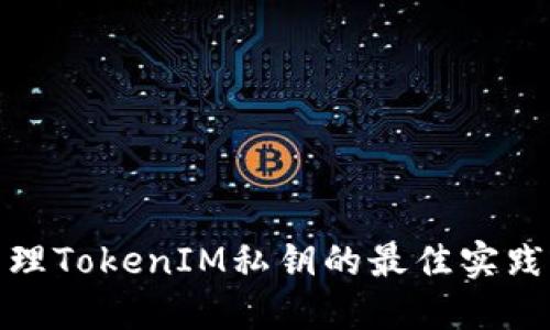安全管理TokenIM私钥的最佳实践与收益
